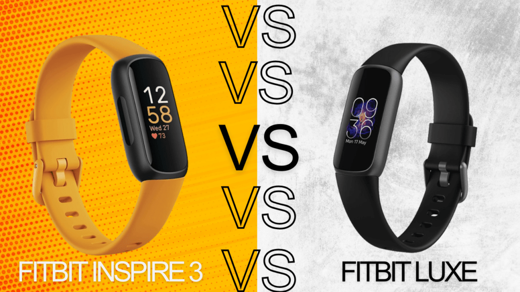 Fitbit Inspire 3 vs Luxe