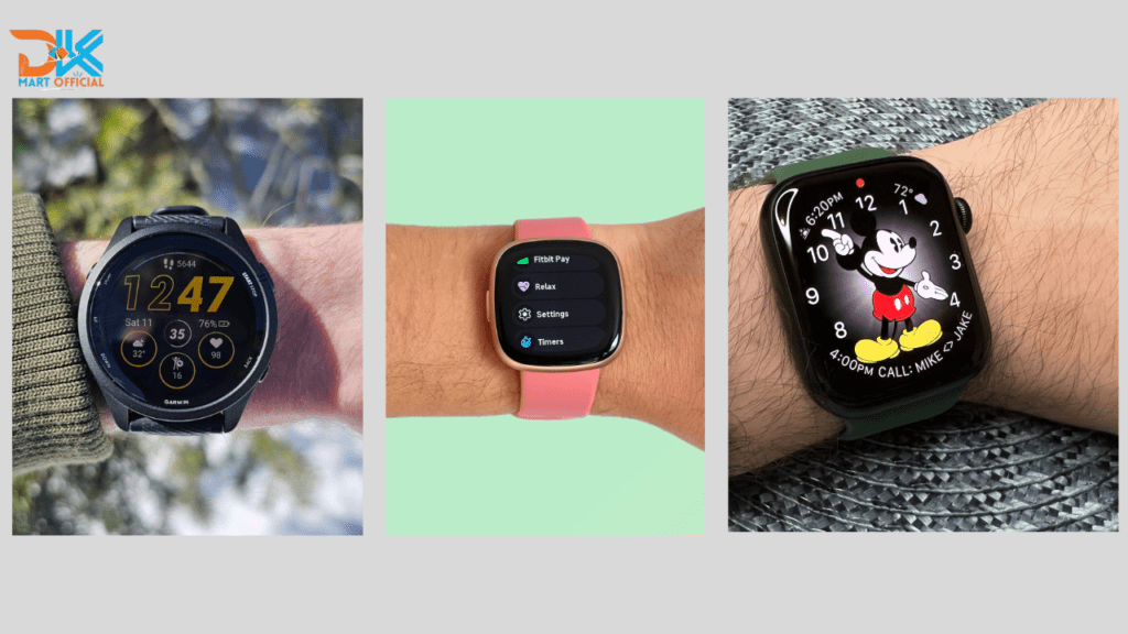 Fitbit vs Garmin vs Apple Watch