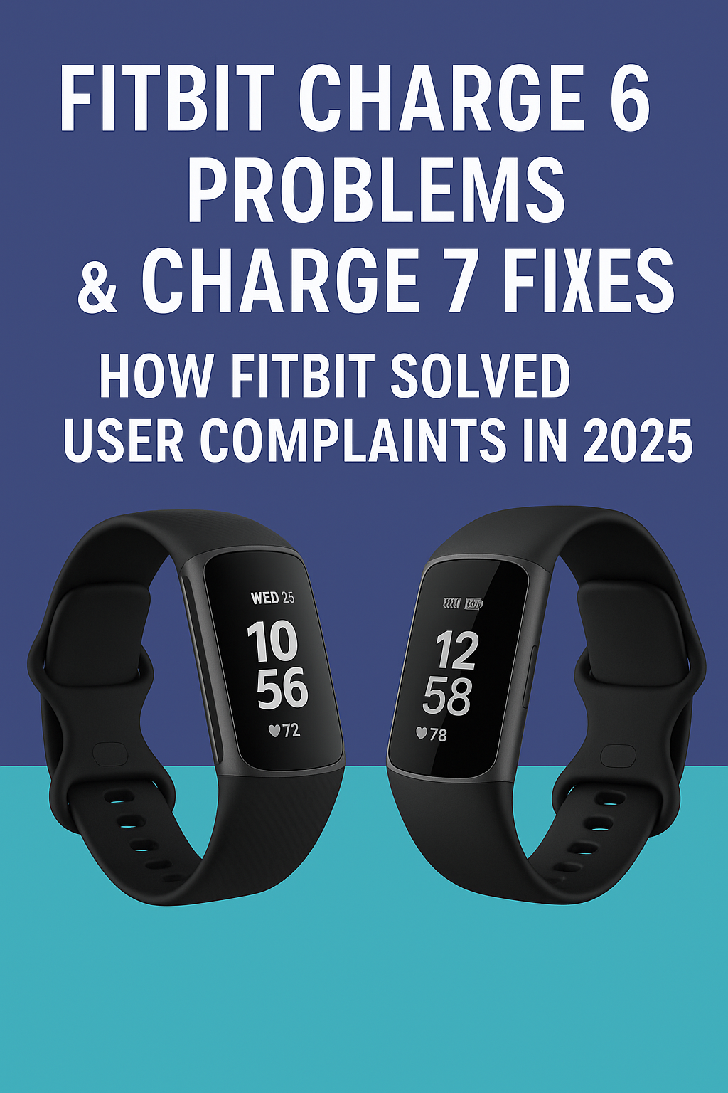 Fitbit Charge 6 problems and Charge 7 fixes.