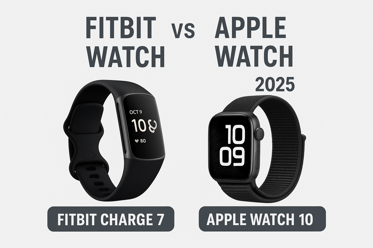 Fitbit vs Apple Watch 2025