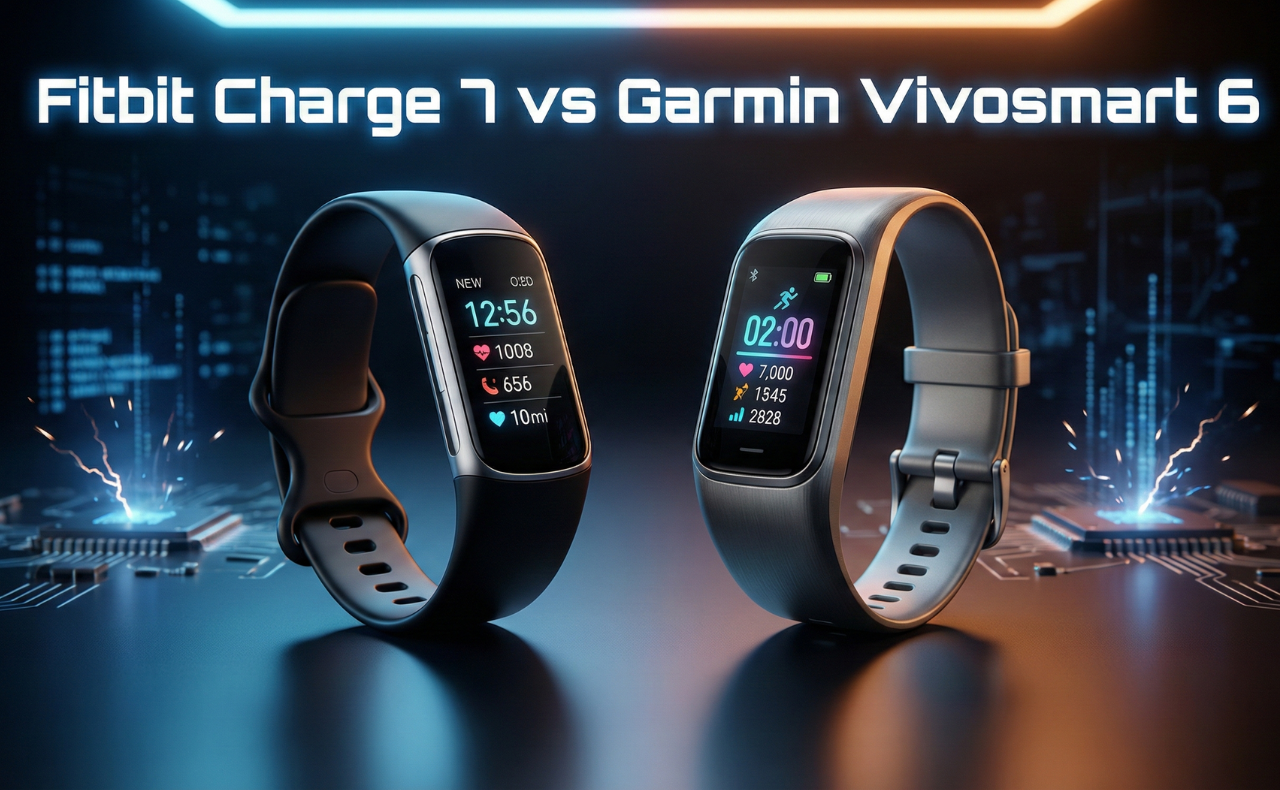 Fitbit Charge 7 vs Garmin Vivosmart 6 _ Which Tracker Wins in 2025?
