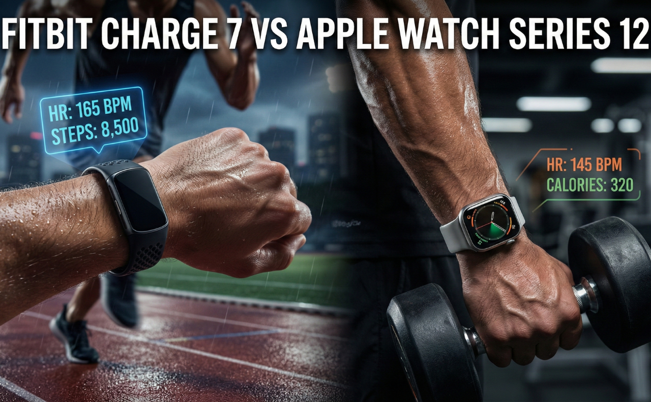 Fitbit Charge 7 vs Apple Watch Series 12 — Which Is Better for Fitness in 2025?